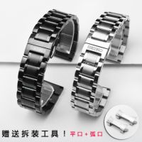 ❀❀ Japans No. 5 strap steel belt mechanical mens watch chain SNKP09K1