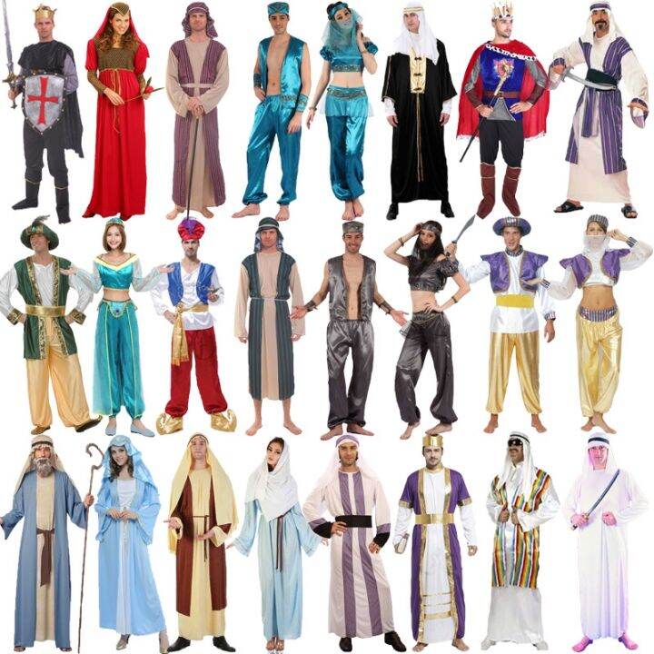NBHF Adult's Costume Middle Dubai Robe Shepherd's Men Lazada.co.th