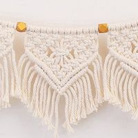 4X Macrame Fringed Woven Tapestry Wall Hanging Home Decor Living Room Bedroom Headboard Wall Hanging