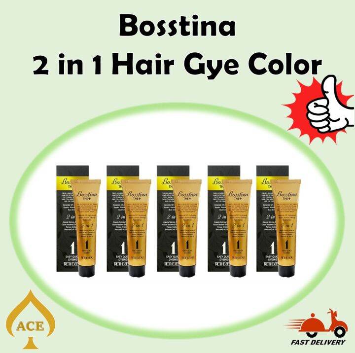 Bosstina THE+ 2 in 1 Hair Dye Color 110ml | Lazada