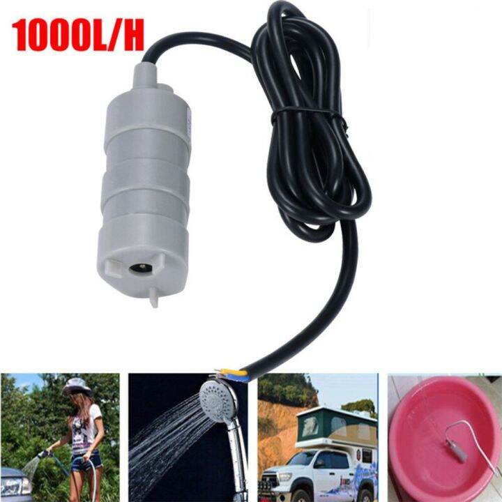 DC 12V Submersible Pump Submersible Water Pump Camper Motorhome Pump