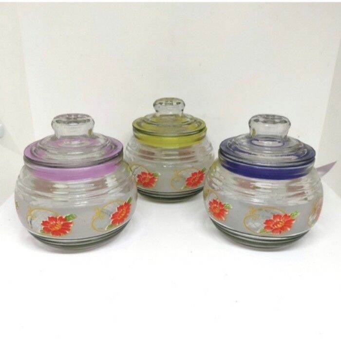 Lagi Promo Toples Kaca Bulat Kedap Udara 550ml Limited Lazada Indonesia