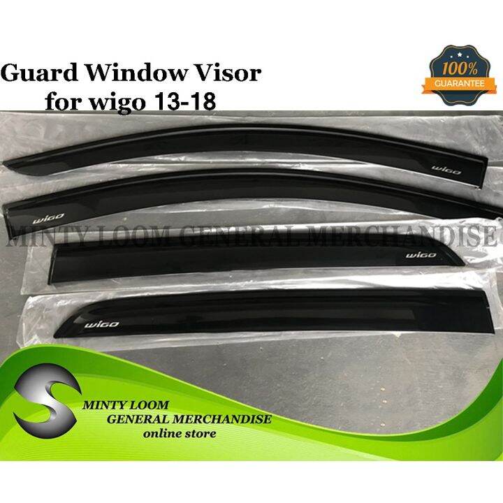 Toyota Wigo Rain Guard/Window Visor | Lazada PH