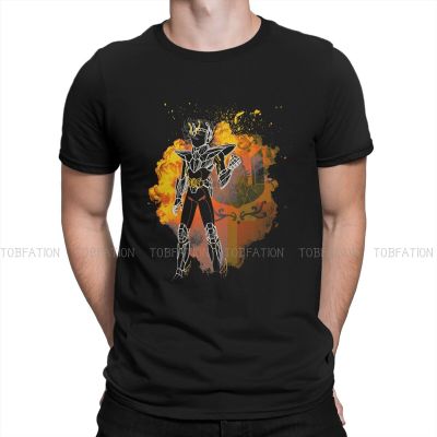 Comic Saint Seiya Andromeda Soul Of Pegasus Cotton T Shirt Harajuku Graphic MenS Tshirt O-Neck Short Sleeve