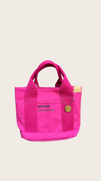 offline-bucket-bag-size-26x21x13cm-กระเป๋าผ้าแคนวาส