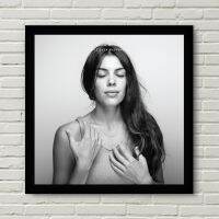 Julie Byrne ไม่มีความสุขอัลบั้มเพลงปกคลุมโปสเตอร์ผ้าใบพิมพ์ลายภาพวาดตกแต่งบ้าน (ไร้กรอบ)