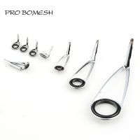 【CW】ↂ  Bomesh 7.5g 8pcs/Kit Spinning Fishing Rod Guide Set With SIC  Accessory