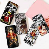 {Haojia เคสโทรศัพท์} เคสโทรศัพท์เคสโทรศัพท์รูปการ์ตูนภาพเคลื่อนไหวหนึ่งชิ้นสำหรับ iPhone 14 13 12 11 XS Mini Pro Max 8 7 6S XR X Plus เคสนิ่มสีดำ TPU