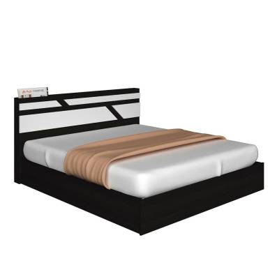 SHOP NBL เตียงนอน HAVANA 6 ฟุต // MODEL : BMA-601 ดีไซน์สวยหรู สไตล์เกาหลี เตียงหัวตรงมีช่องใส่ของ สินค้าขายดี แข็งแรงทนทาน ขนาด 192x211x90 Cm