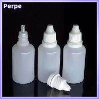 PERPE 50PCS พลาสติกทำจากพลาสติก ขวดหยด15มล. เล็กๆน้อยๆ สีขาวขาว หยดยาหยอดตาแบบน้ำ แบบพกพาได้ BPA Free ขวดหยดเปล่า น้ำมันหอมระเหย