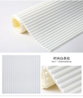 Wallpaper Self-adhesive 3D Three-dimensional Wall Sticker Bedroom Warm Background Wall Foam Striped Wallpaper Decoration Sticker