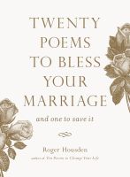 หนังสืออังกฤษใหม่ Twenty Poems to Bless Your Marriage : And One to Save It [Paperback]