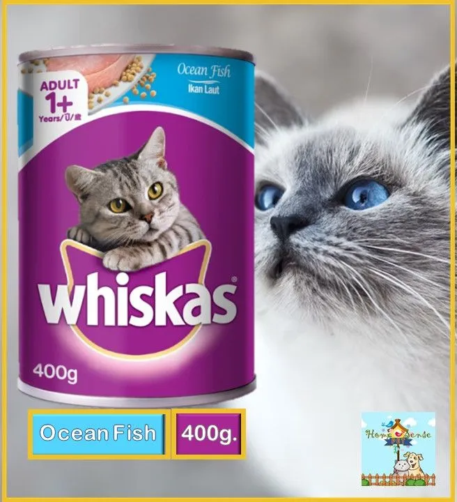 WHISKAS Wet Cat Food Ocean Fish Flavor 400g. Lazada PH