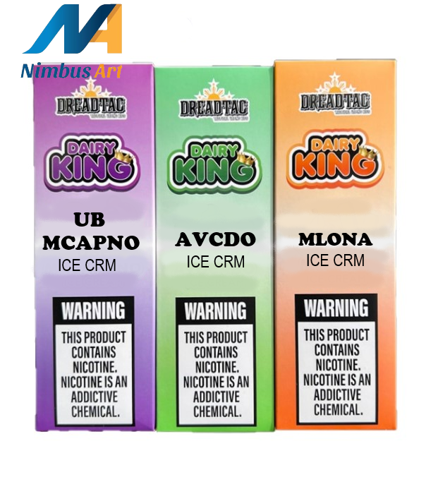 Dreadtac Dairy King 10000 Puffs 5 Disposable Original Lazada PH