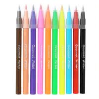 GOURMET WRITER ปากกาสีผสมอาหาร ปากกากินได้  มีให้เลือก 10 สี (เหลือง/ม่วง/แดง/ชมพู/พีช/ส้ม/เขียว/น้ำตาล/ฟ้า/ดำ)