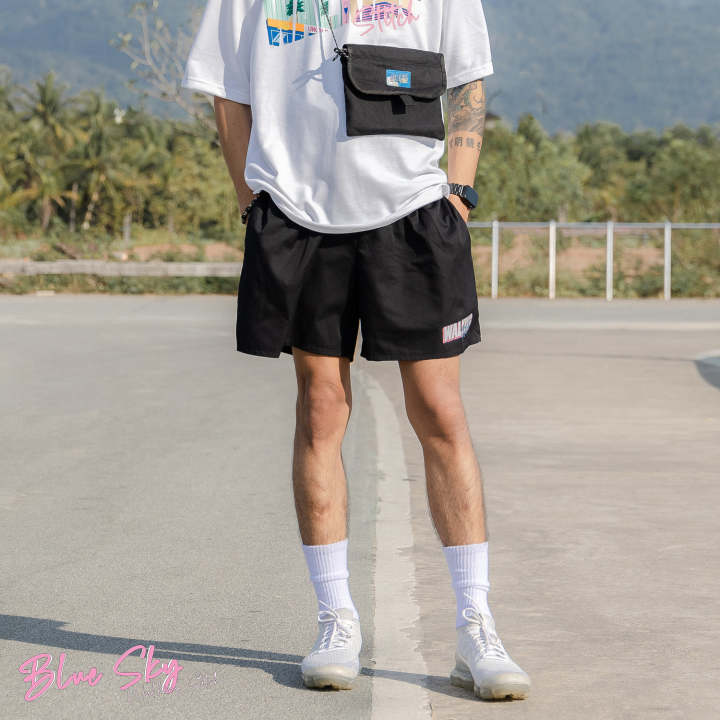 walking-stitch-กางเกงขาสั้น-blue-sky-shorts