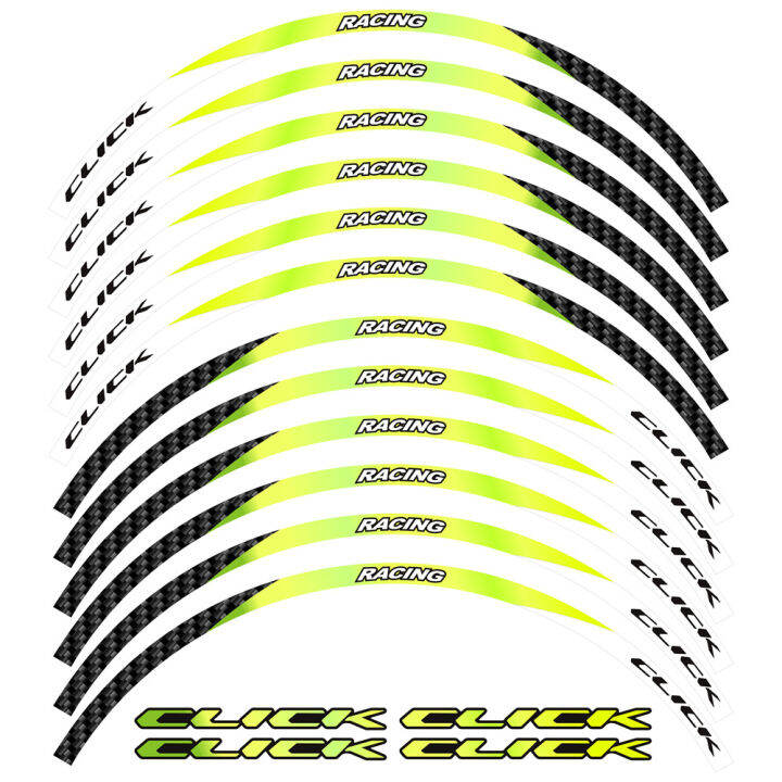 ด้านหน้า14-สติกเกอร์มอเตอร์ไซค์-inch-ดุมล้อยางขอบแถบกาววงกลมสำหรับรถแข่งอุปกรณ์เสริม-click160i-click150i-click125i-สำหรับฮอนด้าคลิก125i-150i-160i