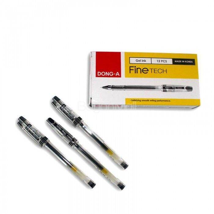 DongA Fine Tech Pen 0.3mm Gel Pen Sign Pen Lazada PH