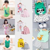 Summer Baby Girls Pajamas Sets Short Sleeve Cotton Animal Cartoon Baby Clothes Boys Pyjamas Clothes for Girls Pyjama Sets Pijama