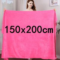 super largeMicrofiber bath towel  high absorption and quick-drying sports  travel  no fading soft. multi-functional use. Towels