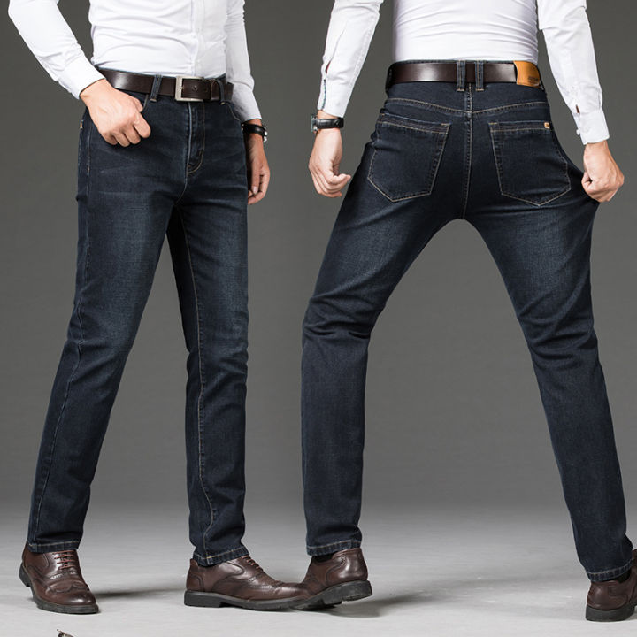 kapas-lelaki-seluar-jeans-denim-jenama-pakaian-klasik-pakaian-seluar-lurus-untuk-lelaki-hitam-besar-35-40-42-44-46