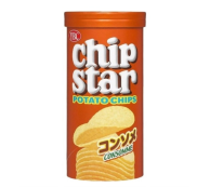 Snack Khoai tây chiên Chipstar vị súp hầm consome YBC - Nhật Bản 50g màu