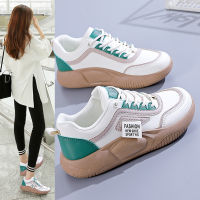 Spring 2023 New Korean Style White Shoes Womens Street Board Shoes Platform Casual Platform Shoes Zy5816