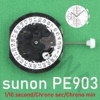 ข้อเสนอพิเศษเคลื่อนไหว PE903 Sunon PE90 China Ligne Quartz สามมือมี3ตาและวันที่โครโนกราฟขนาดเล็กวินาทีและนาที,1/10วินาที Pe903-3