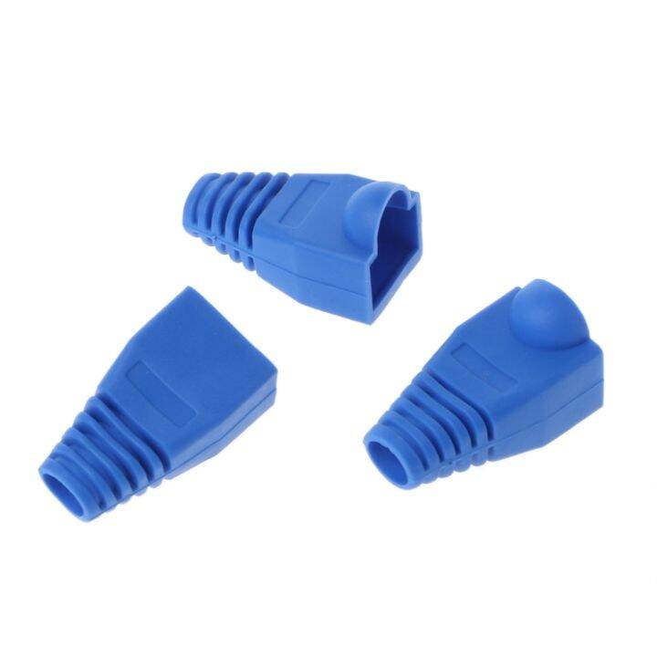 100-pcs-cat5e-cat6-rj45หมวก-ethernet-สายเคเบิลเครือข่าย-strain-relief-boots-connector