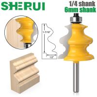 1PC 6mm 1 / 4Shank สถาปัตยกรรมปั้นเราเตอร์บิตมีดเส้นตัดงานไม้ตัด Tenon Cutter สําหรับเครื่องมืองานไม้