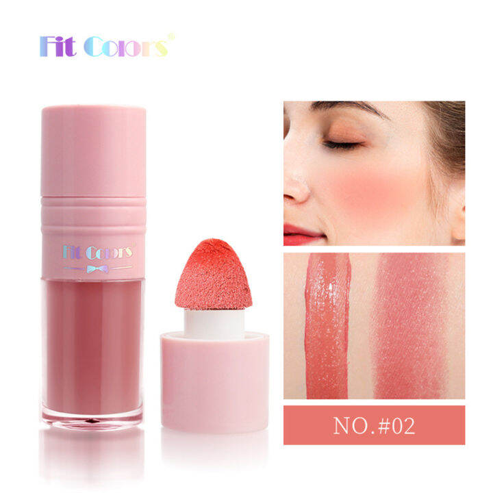 Liquid Blush Natural Cheek Tint Blusher Matte Cream Blush Longlasting