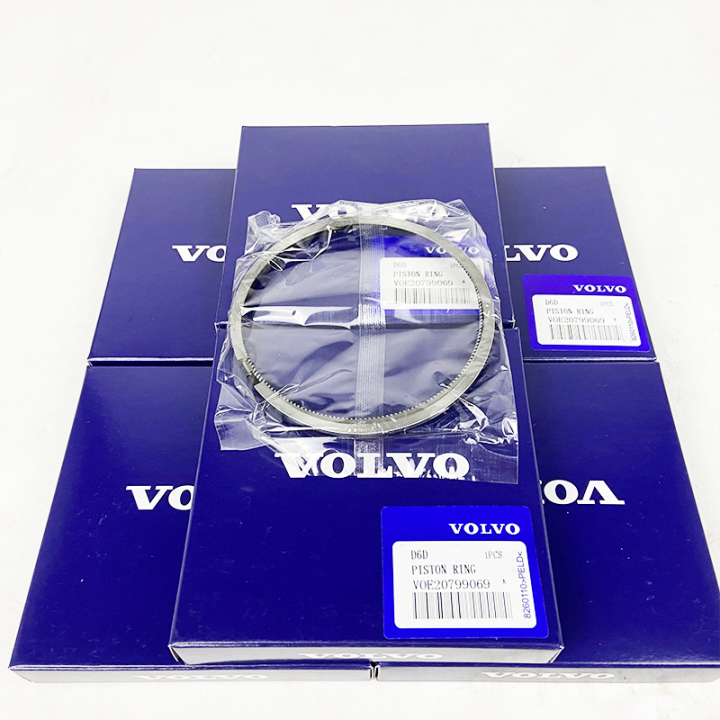 Volvo excavator parts EC210B piston ring D6E piston ring D6D engine piston rings EC240B engine