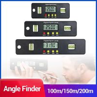 ไม้โปรแทรคเตอร์หามุมดิจิตอล Inclinometer 100Mm 150Mm 300Mm ระดับอิเล็กทรอนิกส์แม่เหล็กเครื่องมือมุมล่างที่มีฟองระดับ