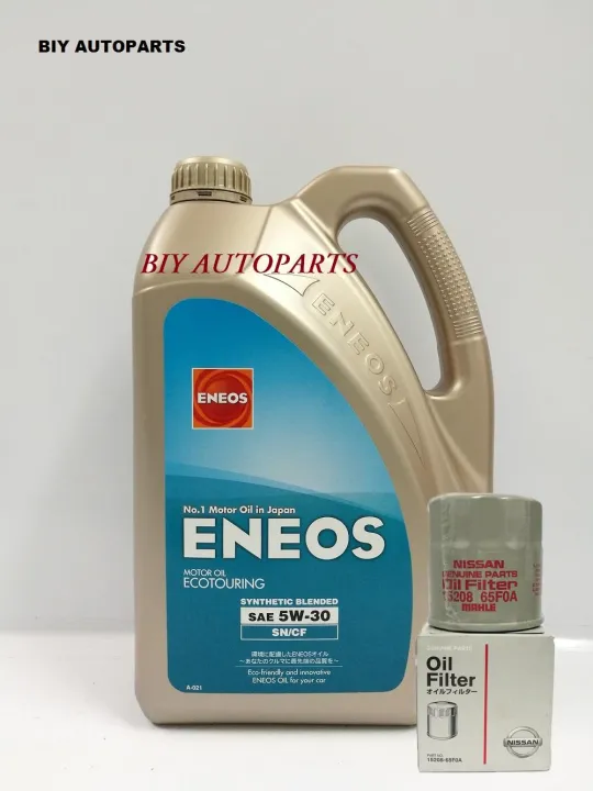 Engine Oil Set Eneos Eco Touring 5W30 4L { Synthtic Blended