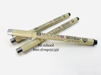 หัวเข็มปากกา สีดำ ขนานหัว 03 mm sakura micron .AP  โดนน้ำไม่ลบ ***ราคาต่อ/1เเท่ง***