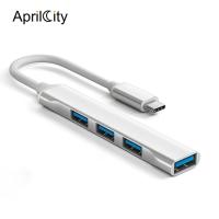 [HOT HAIXWLXKWW 589] USB C HUB 3.0 Type Splitter 5Gbps Thunderbolt 3 Dock Adapter สำหรับ XiaoMi Multiport