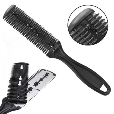 【CC】 1pc Hair Cutting Comb Brushes With Blades Trimmer Thinning Barber