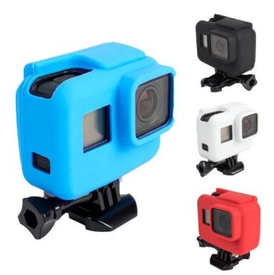 ซิลิโคน Gopro Hero 7 / 6 / 5 / 2018 Silicone (แบบหุ้มเฟรม+เลนส์)