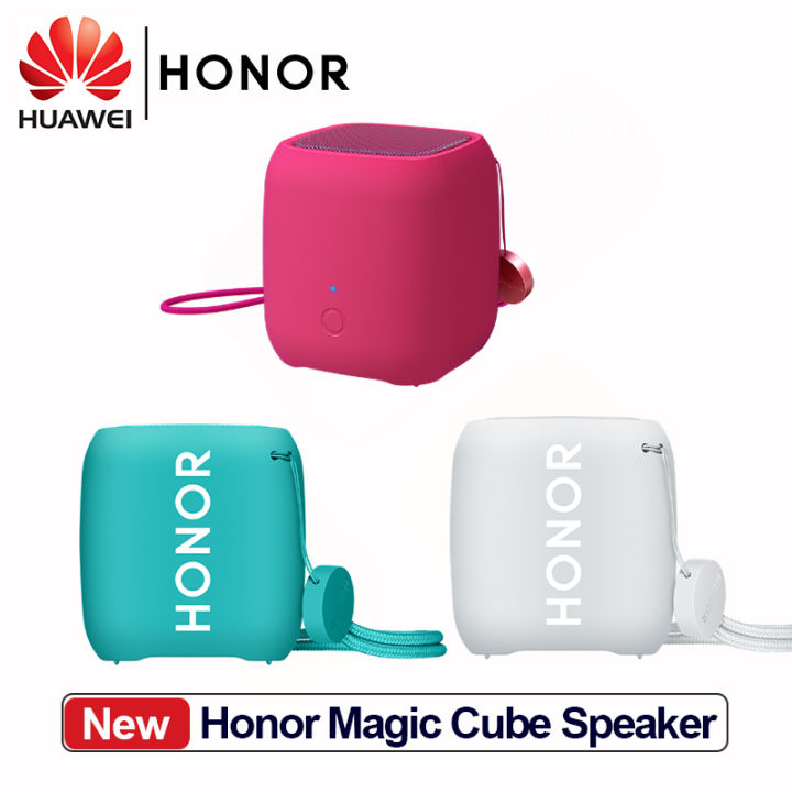 honor-magic-cube-speaker-bluetooth-4-2-ip54-waterproof-booming-bass-double-stereo-sound-am510-mini-speaker-portable