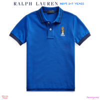 RALPH LAUREN FOOTBALL BEAR COTTON MESH POLO ( BOYS 2-7 YEARS )