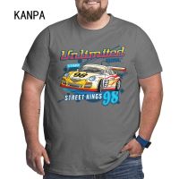 Hot T Shirts Racing Print Men Sports Best Sellers Grey Tee 3Xl