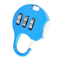 Mini Combination Lock 3 Digit Padlock Anti Theft Zinc Alloy Code Lock for Lockers Suitcases Luggage