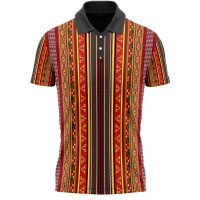 [Nc94dpazwxt SHOP]  (All sizes are in stock)   Filipino Ethnic/Tribal Style Button Polo POLO POLO shirt Full sublimation 3D POLO POLO POLO shirt Cotton Summer Short Sleeve Polo POLO POLO shirt  (You can customize the name and pattern for free)