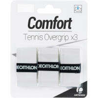 โอเวอร์กริปเทนนิสรุ่น Comfort แพ็ค 3 ชิ้น (สีขาว)