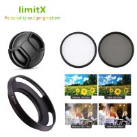 37Mm ฝาฮู้ดโลหะฟิลเตอร์ CPL UV สำหรับ Panasonic Lumix G 12-32Mm G110 G100 GX880 GX800 GX950 GX80 GX85 GF10 GF9 GF8