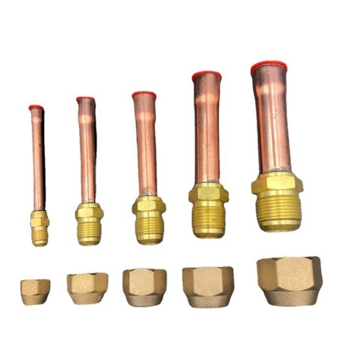 45-degree-sae-1-4-3-8-1-2-3-4-flare-connector-with-copper-tube-brass-pipe-fitting-connector-adapeter-for-air-conditioner