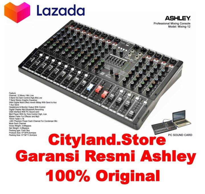 Mixer Ashley Mixing12 Mixing 12 Original | Lazada Indonesia