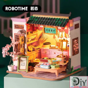 Mô hình nhà búp bê lắp ghép gỗ DIY Robotime TIỆM BÁNH TRUNG HOA -