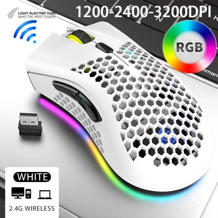 เมาส์ไร้สายใหม่ไฟ-led-rgb-บลูทูธแล็ปท็อป-mice-เมาส์-usb-ชาร์จได้เมาส์ออปติคัลสำหรับพีซีตั้งโต๊ะคอมพิวเตอร์-yuebian