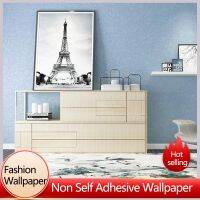 Solid Colored Non-woven Fabric Home Decoration Wallpaper Living Room Bedroom Nordic Style Decorative Wallpaper Home Decoration